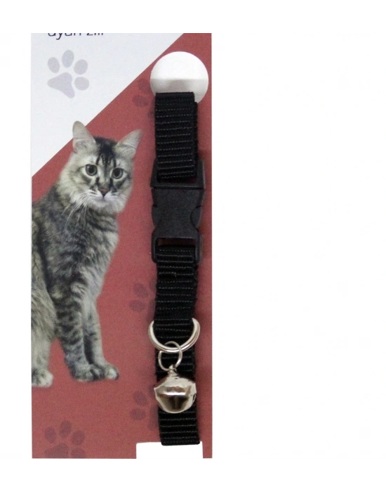Elastik Ayarlanabilir Çıngıraklı Kedi Tasması