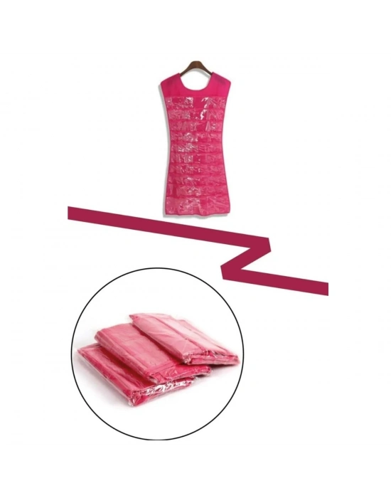 ®  Elbise Şeklinde Takı Düzenleyici İki Taraflı Mücevherler Ve Takılar İçin Takı Organizer