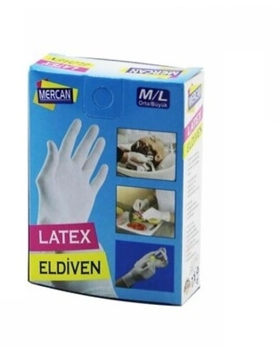 Eldiven Latex Eldiven Muayene Eldiveni M/l 30 Adet