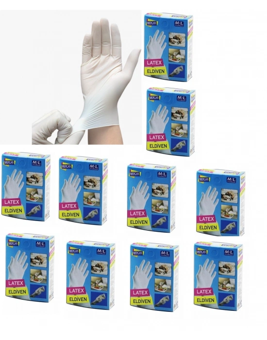 Eldiven Latex Eldiven Muayene Eldiveni S/m 60 Adet