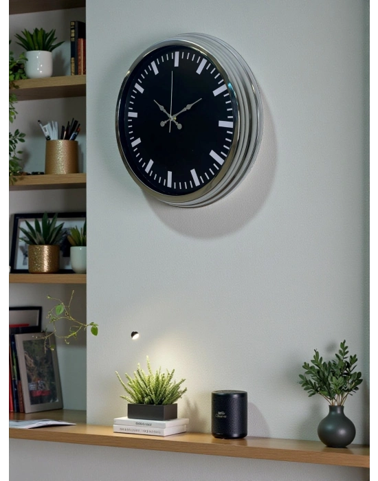 ® Elegance 40 Cm Metal Dekoratif Duvar Saati