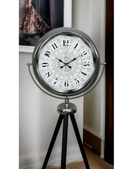 ® Elegance Desenli Tripod Ayaklı Saat
