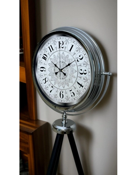 ® Elegance Desenli Tripod Ayaklı Saat