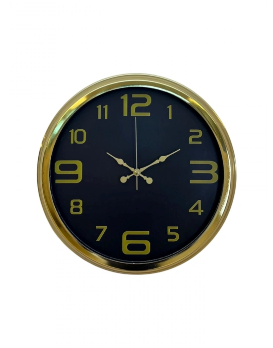 ® Elegance Gold Luxury 40 Cm Metal Duvar Saati