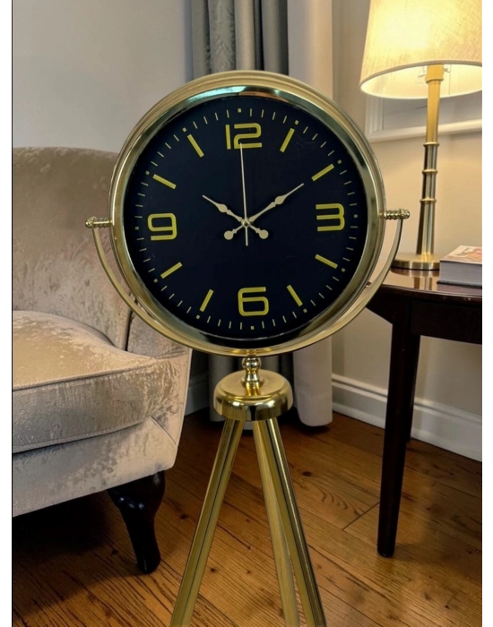 Elegance Tripod Gold Ayaklı Saat