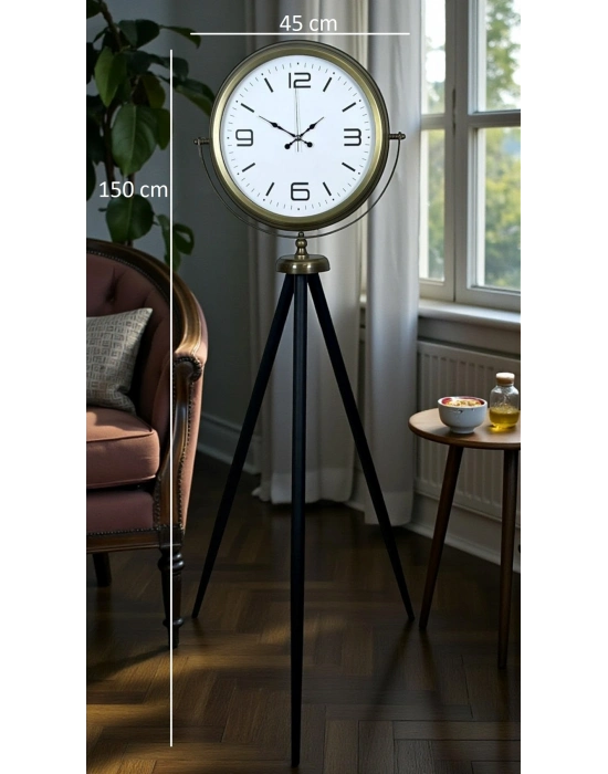 ® Elegant Vintage Tripod Ayaklı Saat