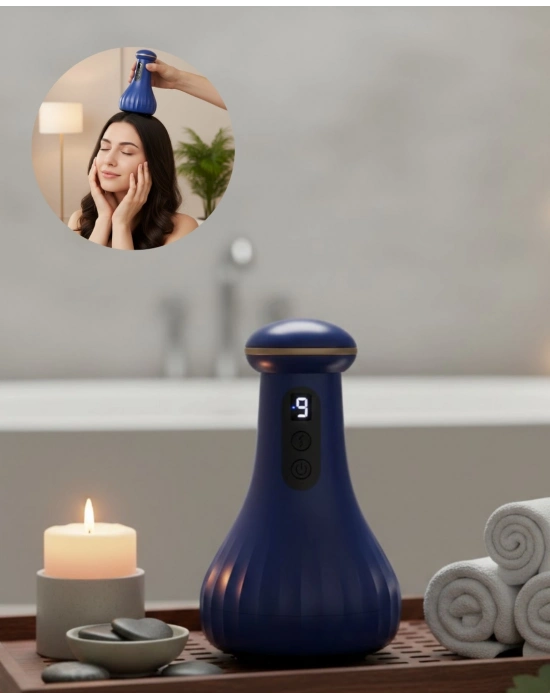 ® Elektrikli Baş ve Vücut Masaj Cihazı Çok Kademeli Rahatlatıcı