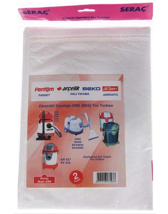 Elektrikli Süpürge Toz Torbası Fantom 3lü Royaleks-68789