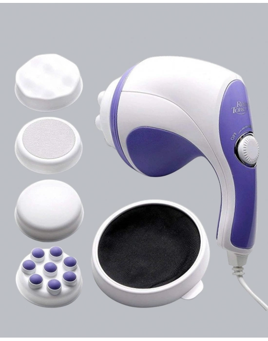 ® Elektrikli Yağ Yakıcı Masaj Aleti – 5 Başlıklı Selülit ve Vücut Sıkılaştırıcı