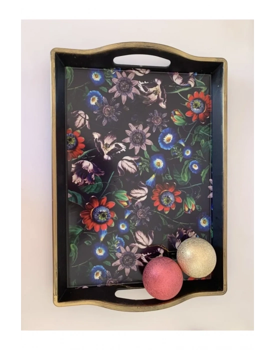 Elif Kulplu Desenli Tepsi Royaleks-İSR-5720