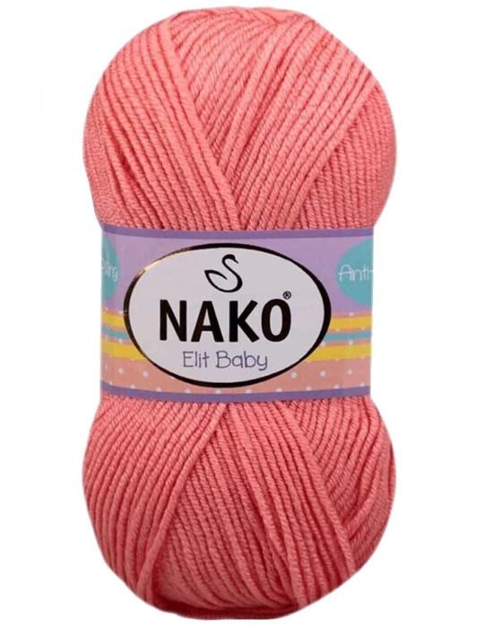 Elite Baby El Örgü İpi Tüylenmeyen Bebek Yünü Somon 1469