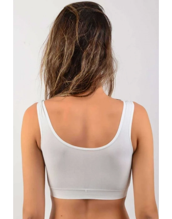 Elite Life Sünger Destekli Kadın Beyaz Büstiyer 772