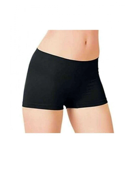 Elite Lite Kadın Büyük Beden Dikişsiz Boxer Siyah 832