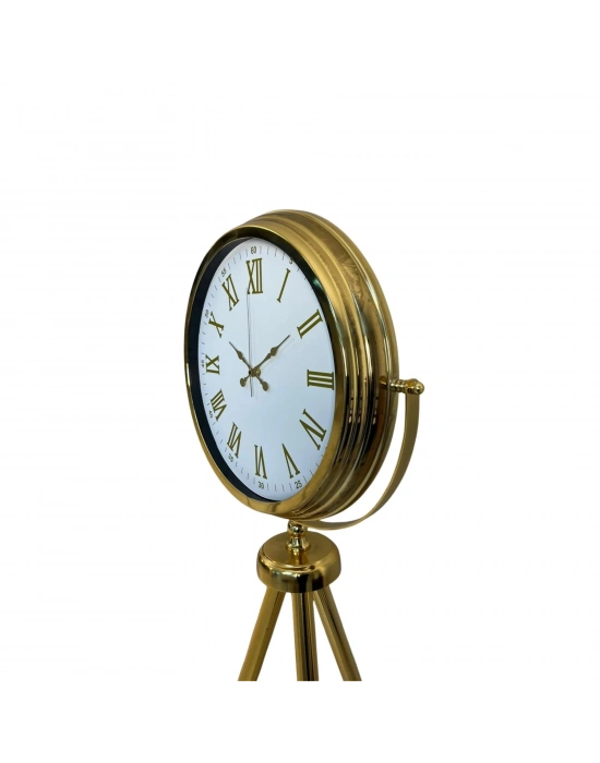 Elite Roma Rakamlı Gold Tripod Ayaklı Saat