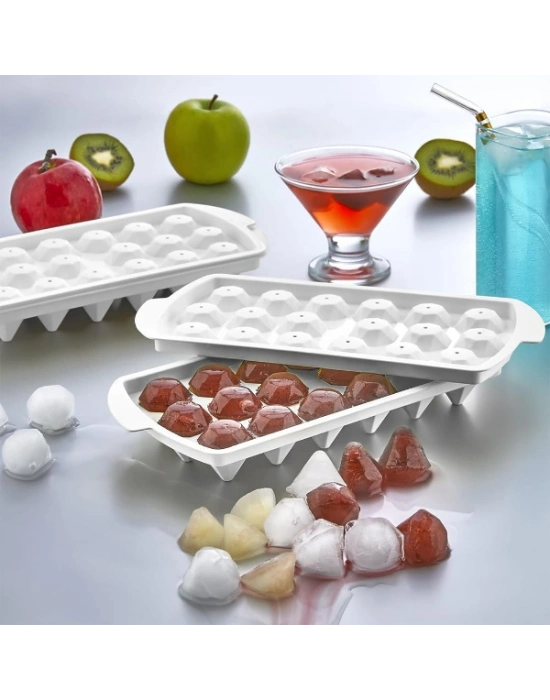 Elmas 18 Bölmeli Buz Kalıbı