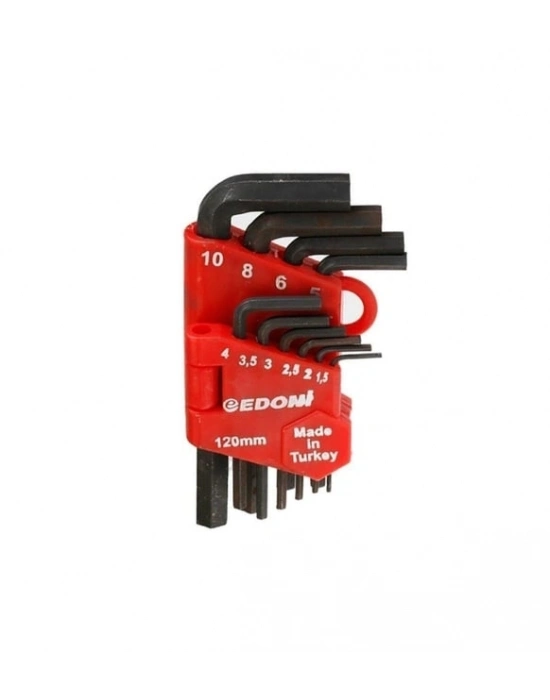 Eltos Edoni 120 Mm 10 Parça Alyan Seti Siyah