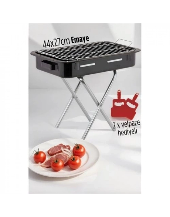 Emaye Mangal Katlanır Ayaklı NO:1 44 X 27 cm 720230