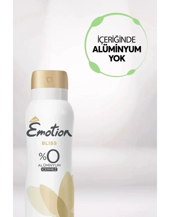 Emotion Bliss Kadın Vegan Deodorant 150 Ml Hızlı Kurur , Leke Bırakmaz