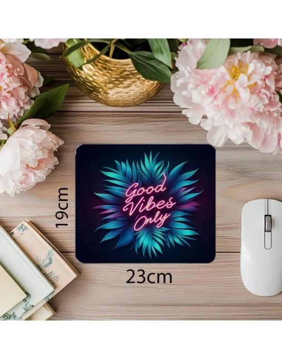 Enerji Yüksek Ofis Mouse Pad Tasarımı - 19x23 cm 2 mm Dikdörtgen İthal Baskılı Mouse Pad