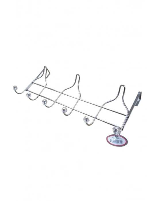 Enfa Amerikan Kapı Arkası Askı 6Lı - Krom Royaleks-KA-06