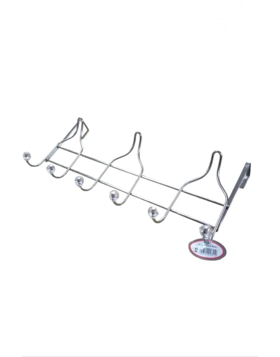 Enfa Amerikan Kapı Arkası Askı 6Lı - Krom Royaleks-KA-06