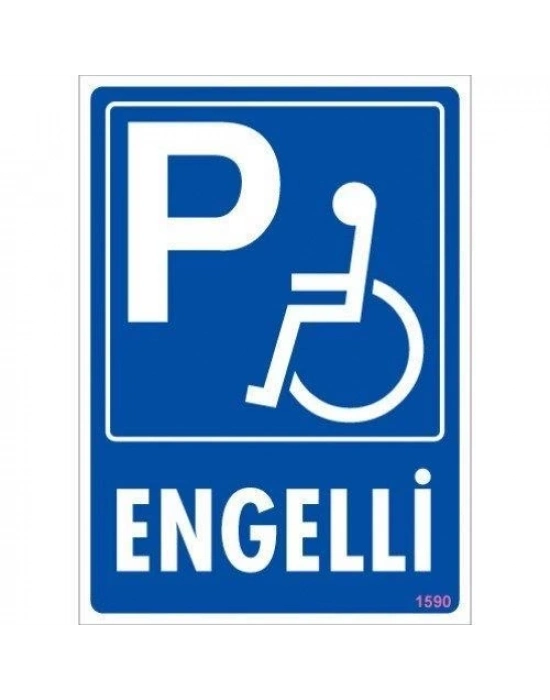 ® Engelli Uyarı Levhası 25x35 KOD:1590