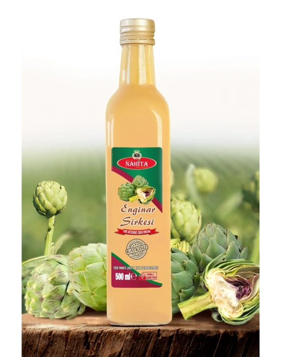 Enginar Sirkesi % 100 doğal Katkısız 500 ml