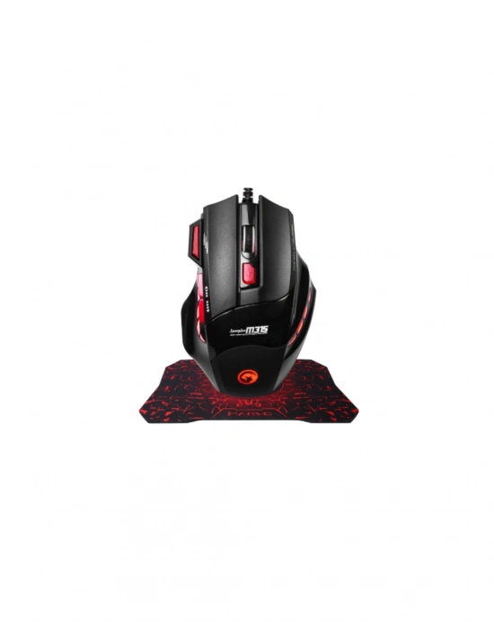 ® Ergonomik Gaming Mouse ve Mousepad 3 DPI Ayarlı LED Işıklı Tasarım