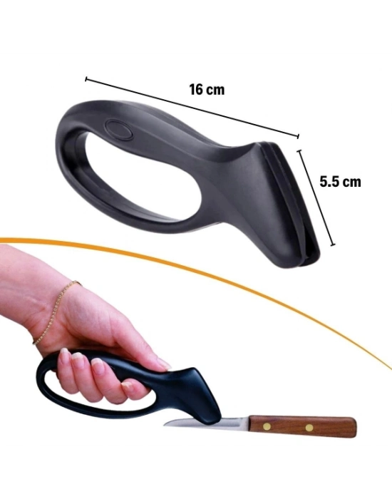 Ergonomik Paslanmaz Çelik Manuel Bıçak Bileme Aleti