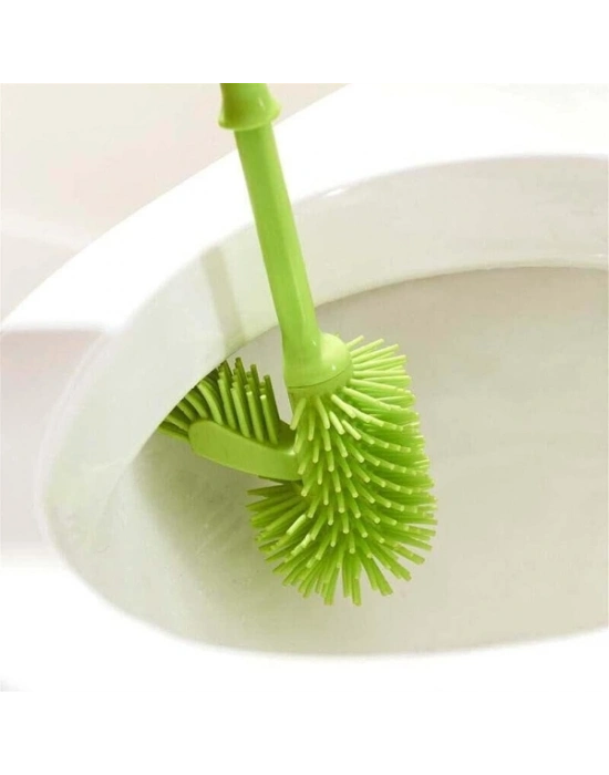 Ergonomik Silikon Tuvalet Fırçası