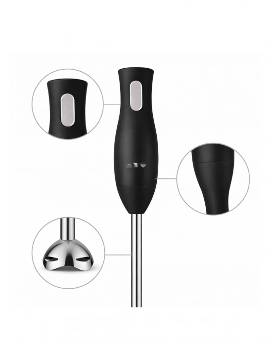 Ergonomik Tasarımlı El Blenderı Paslanmaz Çelik Metal Blender Ayağı