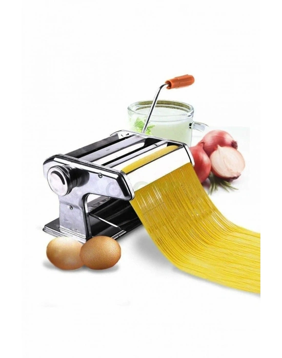 Erişte Makarna Yapma Kesme Makinesi Hamur Lazanya Spagetti Raviolli Makinesi