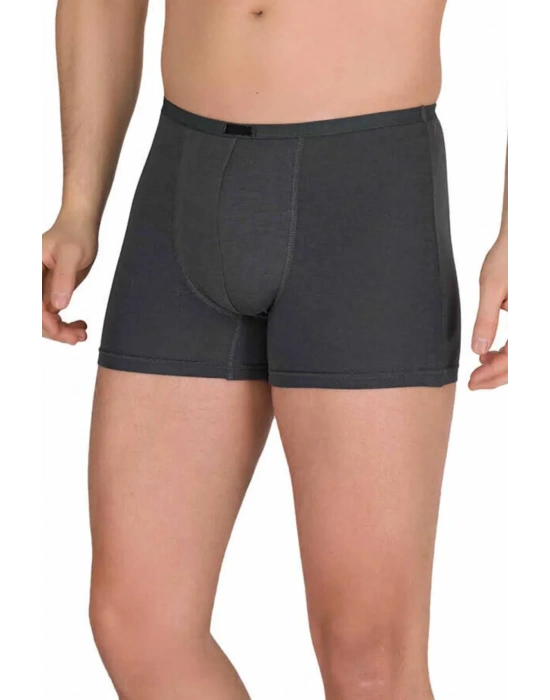 Erkek Modal Boxer Short Füme 4488B