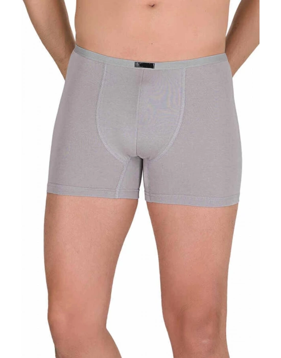 Erkek Modal Boxer Short Gri 4488B