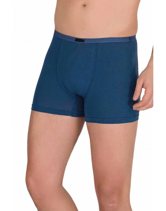 Erkek Modal Boxer Short İndigo 4488B