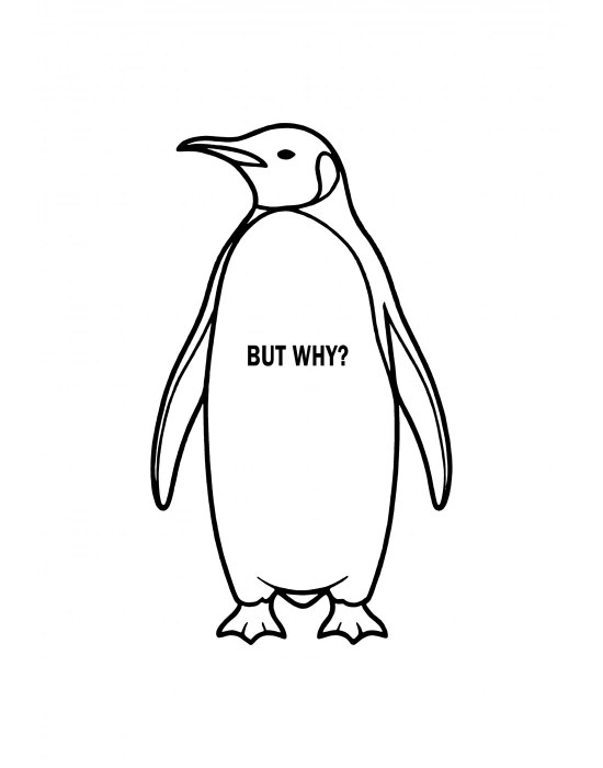 Erkek Nihilist Penguen Özel Tasarım Oversize Bisiklet Yaka Tişört - Beyaz