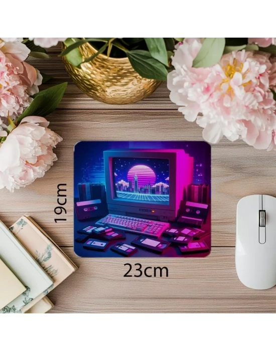 Eski Teknoloji Sevenlere Özel Mouse Pad - 19x23 cm 2 mm Dikdörtgen İthal Baskılı Mouse Pad
