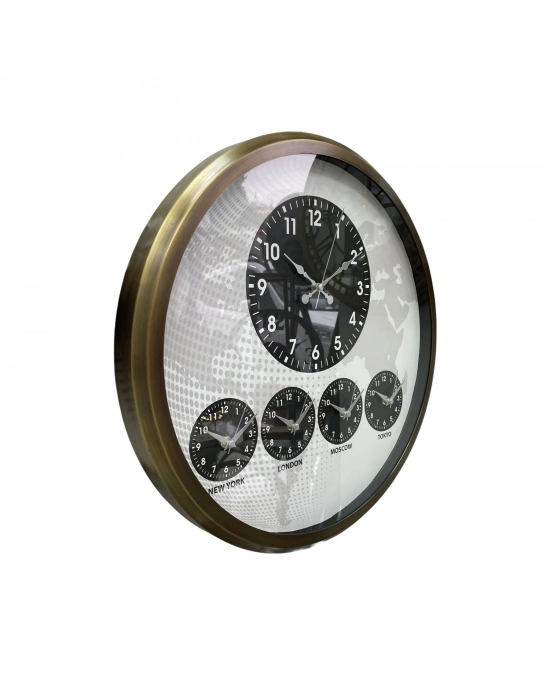 ® Eskitme 52 Cm Dünya Saati