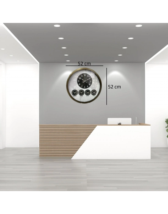 ® Eskitme 52 Cm Dünya Saati
