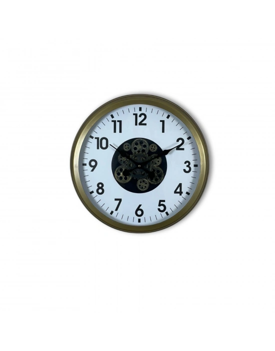 ® Eskitme 60 Cm Çarklı Klasik Duvar Saati