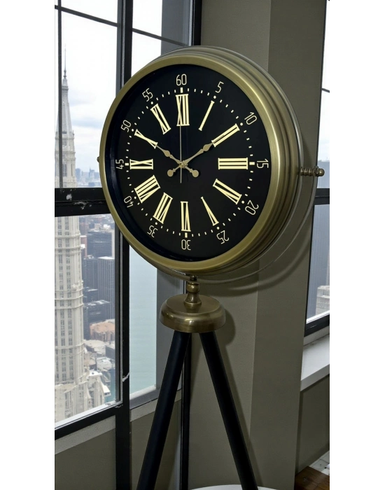 ® Eskitme İhtişam Tripod Ayaklı Saat