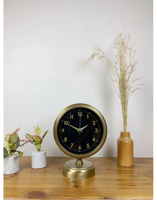 ® Eskitme Metal Tokyo Masa Saati 25×20 cm