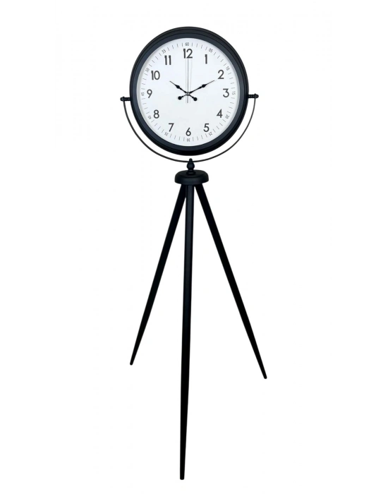® Eskitme Tripod Ayaklı Dekoratif Saat