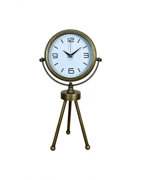 ® Eskitme Üç Ayaklı Masa Saati