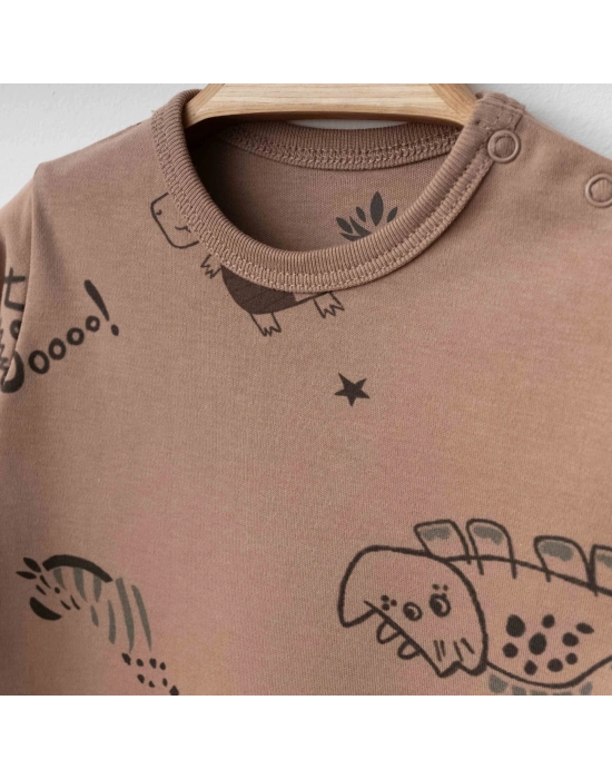 Eslenza Baby Organik 2li Tulum 0049 Kahve