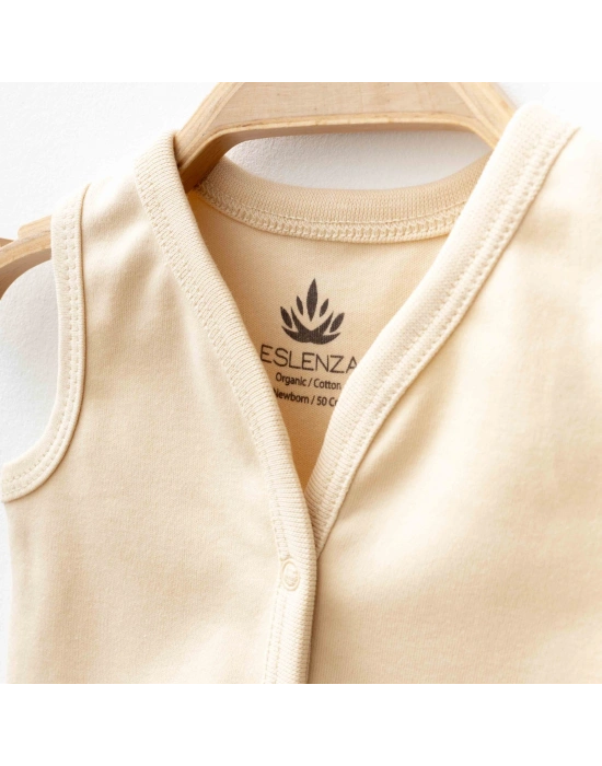 Eslenza Oganik Yelek 2088 Bej