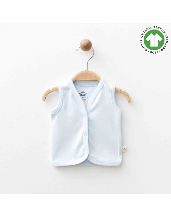 Eslenza Oganik Yelek 2088 Mavi