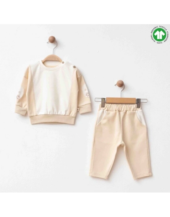 Eslenza Organik İkili Takım 2244 Bej