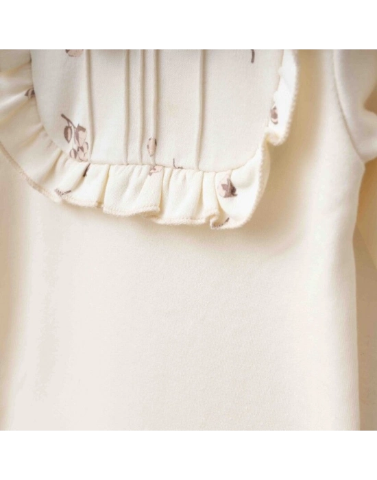 Eslenza Şapkalı Tulum 2240 Krem