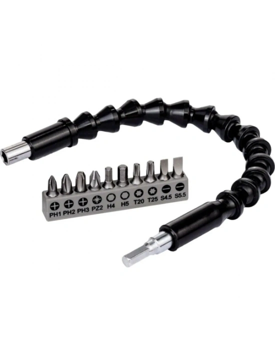 Esnek Şaftlı Tornavida Ucu Seti